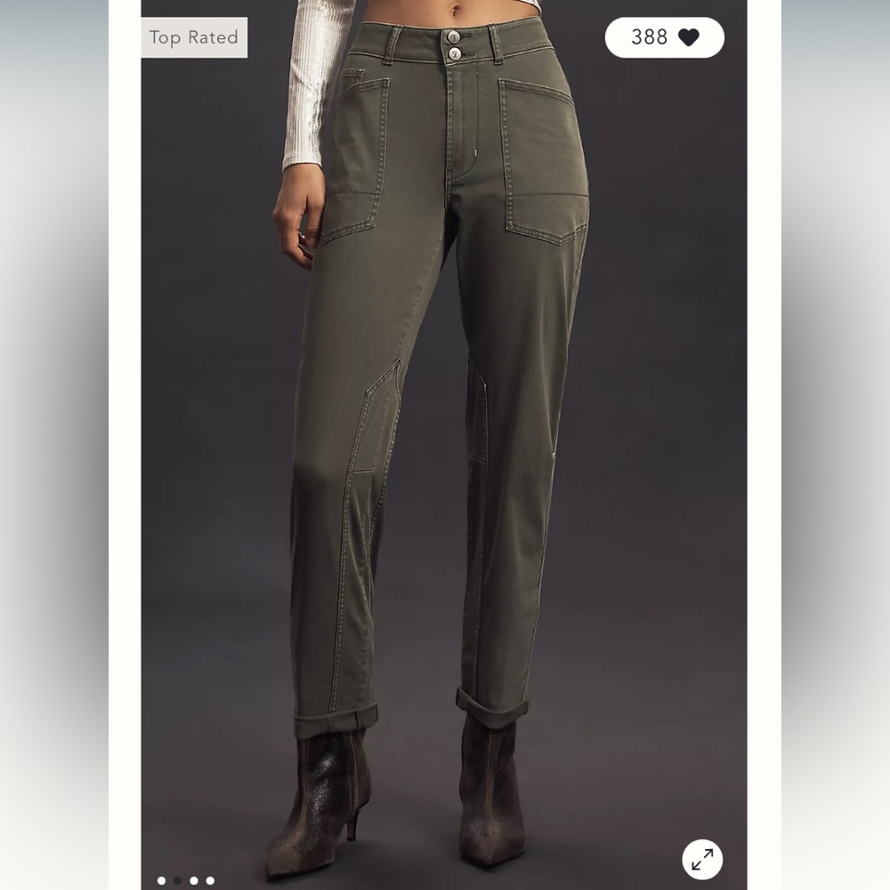 Anthropologie brand Pilcro, The Wanderer, mid-rise relaxed-leg pants